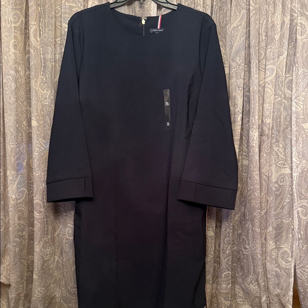 Tommy Hilfiger Classic Black Long Sleeve Dress